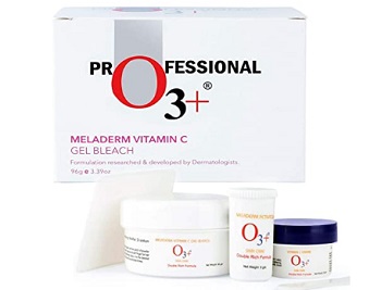 O3+ Meladerm Vitamin C Gel Bleach for Skin Whitening and Hair Lightening