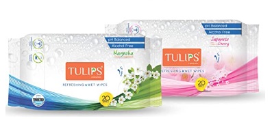TULIPS Refreshing Face Wipes