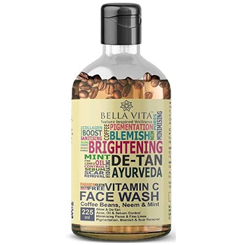 Bella Vita Organic Vitamin C Face Wash For Oily to Normal Skin