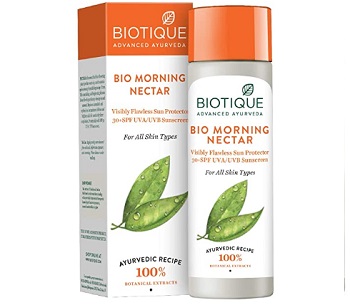 Biotique Bio Morning Nectar Sunscreen Ultra Soothing Face Lotion SPF 30