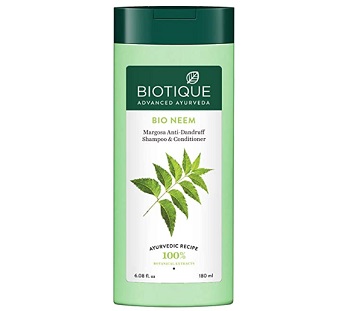 Biotique Bio Neem Margosa Anti Dandruff Shampoo and Conditioner