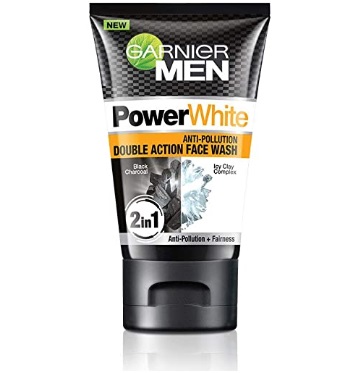 Garnier Men Power White Anti-Pollution Double Action Face Wash