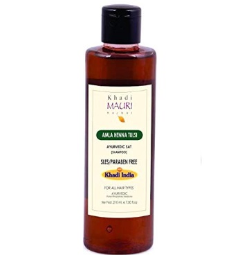 Khadi Mauri Herbal Amla Heena Tulsi Shampoo