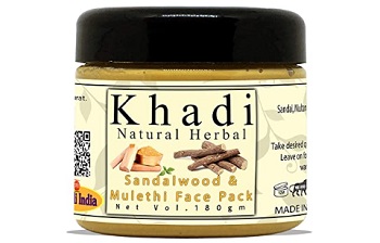 Khadi Natural Herbal Sandalwood and Mulethi Face Pack Mask