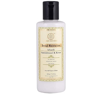 Khadi Natural Sandalwood And Kesar Moisturizer