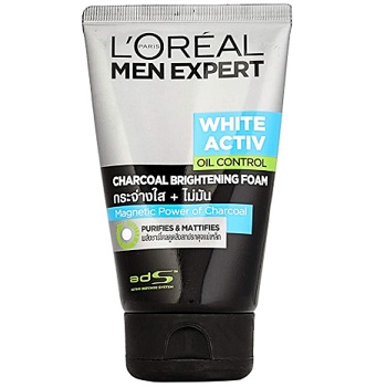 L'Oreal Paris Men Expert White Activ Oil Control Charcoal Foam