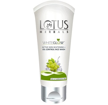Lotus Herbals White Glow Skin Whitening And Oil Control Face Wash