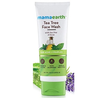 Mamaearth Tea Tree Natural Face Wash for Acne & Pimples Wash