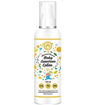 Mom & World Mineral Based Baby Sunscreen Lotion