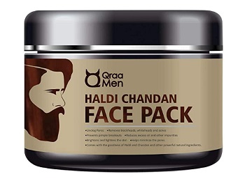 Qraa Men Haldi Chandan Face Pack