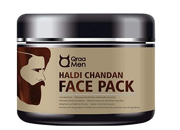 Qraa Men Haldi Chandan Face Pack