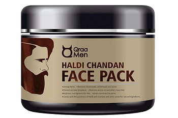 Qraa Men Haldi Chandan Face Pack