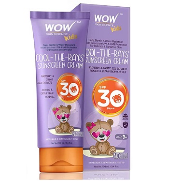 WOW Kids Cool-The-Rays Sunscreen Cream SPF 30