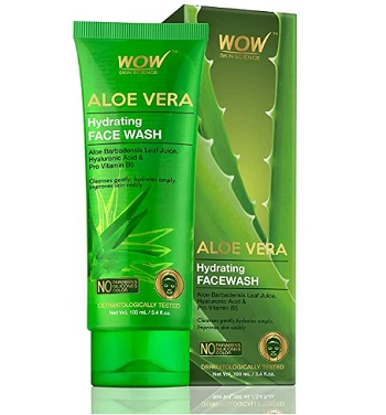 Wow Aloe Vera Hydrating Gentle Face Wash