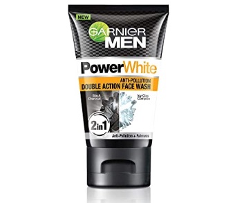 Garnier Men Power White Anti-Pollution Double Action Face Wash