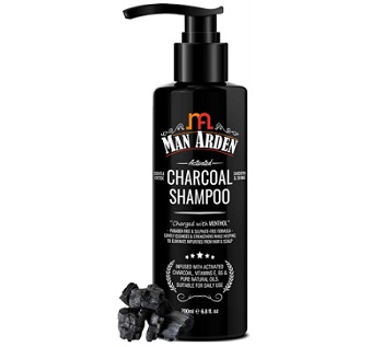 Man Arden Activated Charcoal Shampoo With Argan Oil