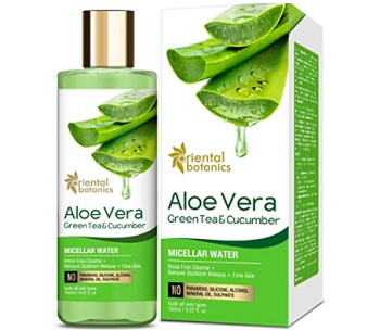 Oriental Botanics Aloe Vera, Green Tea & Cucumber Micellar Water