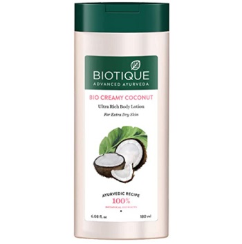 Biotique Bio Creamy Coconut Ultra-Rich Body Lotion for Extra Dry Skin