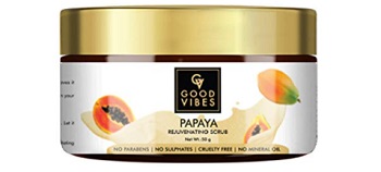 Good Vibes Papaya Rejuvenating Face Scrub