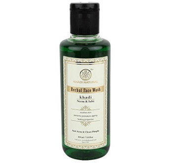 Khadi Natural Ayurvedic Neem and Tulsi Face Wash