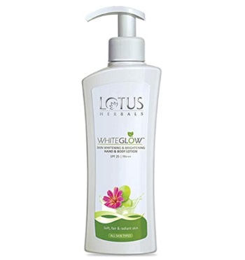 Lotus Herbals Skin Whitening and Brightening SPF-25 Hand and Body Lotion