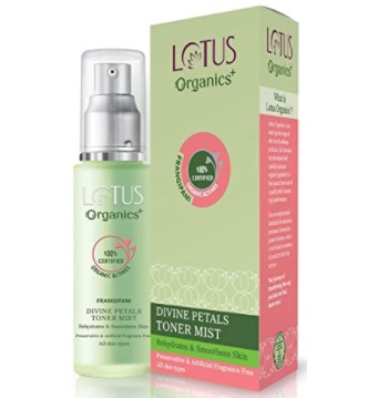 Lotus Organic+ Divine Petals Natural Toner Mist for Face