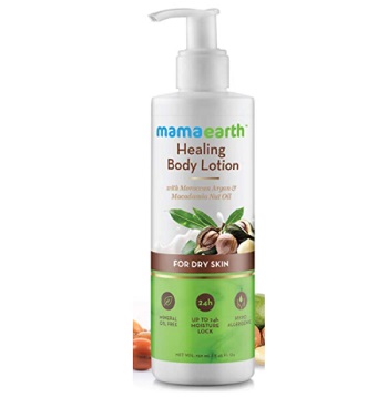 Mamaearth Healing Natural Argan Oil & Macadamia Body Lotion