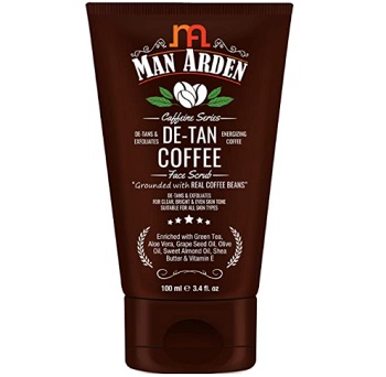 Man Arden Caffeine De Tan Coffee Face Scrub