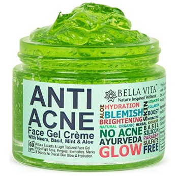 Bella Vita Organic Anti Acne Cream Gel & Pimple Face Gel