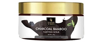 Good Vibes Charcoal Bamboo Purifying Scrub