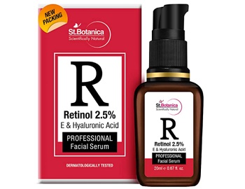 StBotanica Retinol 2.5% + Vitamin E, C & Hyaluronic Acid Professional Face Serum