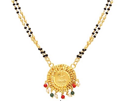 Everyday Wear Circular Mangalsutra Pattern Pendant