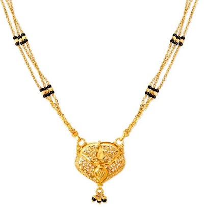 Mangalsutra locket with traditional design