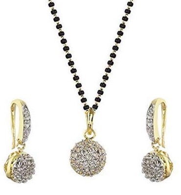 Single ball mangalsutra locket pendent