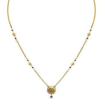 Very small circular mangalsutra pattern