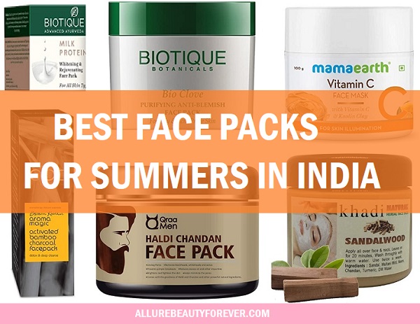 best face packs for summers in india