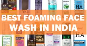 best foaming face wash in india for oily and acne prone skin