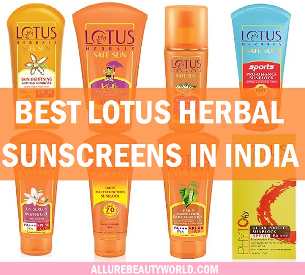 best lotus herbal sunscreens in india