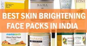 best skin brightening face packs in india