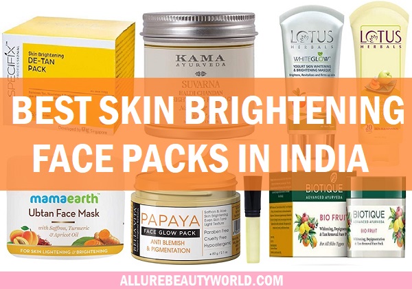 best skin brightening face packs in india