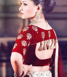 velvet blouse designs 2019 latest images