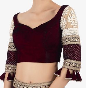 velvet blouse designs 2019 latest images