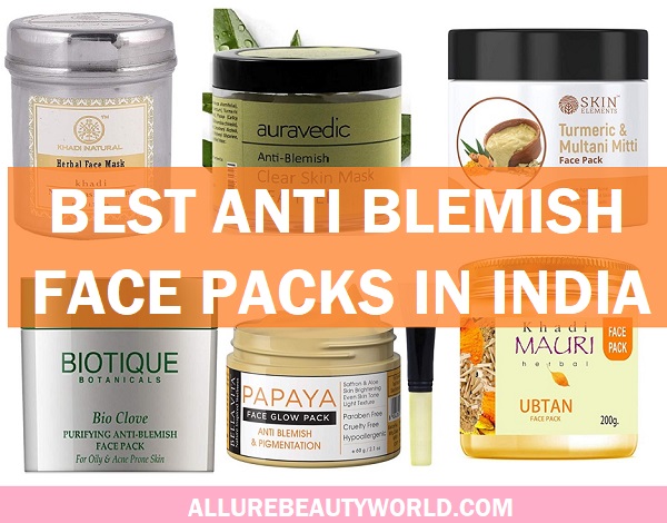 best anti blemish face packs in india