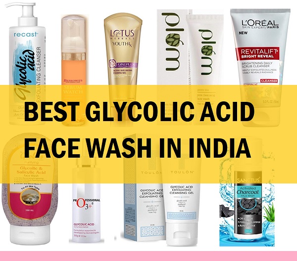 best glycolic caid face wash in india