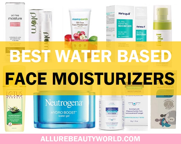 best water based face moisturizers for oily acne prone skin in india