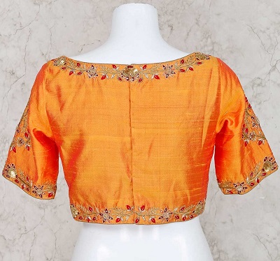 Gorgeous art Silk blouse with embroidery work