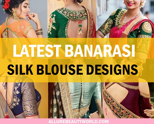 latest banarasi silk blouse designs