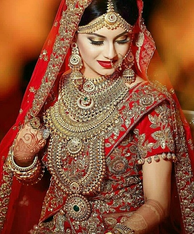 Heavy Embroidered Blouse For Brides