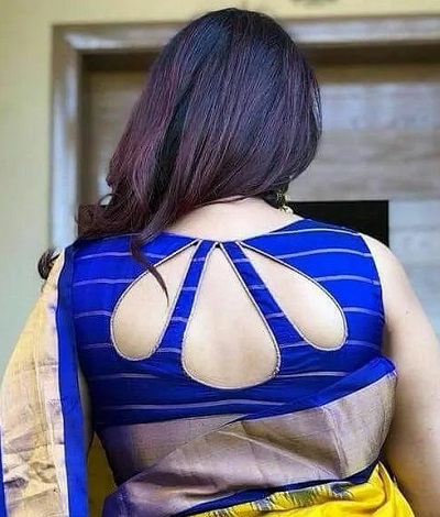 Multiple cut Silk blouse pattern