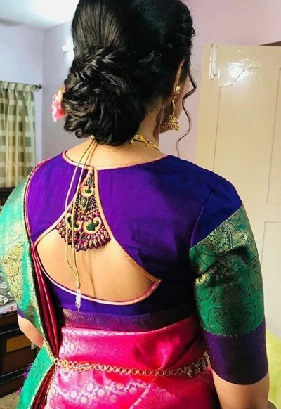 Pattu Silk Saree Blouse Pattern